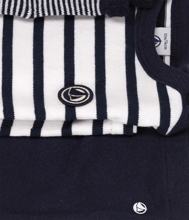 Ensemble cadeau b&eacute;b&eacute; trois pi&egrave;ces multicouleur