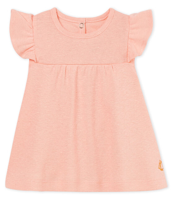 Blouse manches courtes bébé fille en coton/lin ROSAKO