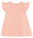 Blouse manches courtes bébé fille en coton/lin