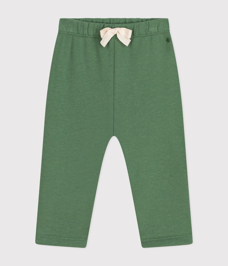 Pantalon en molleton b&eacute;b&eacute; vert