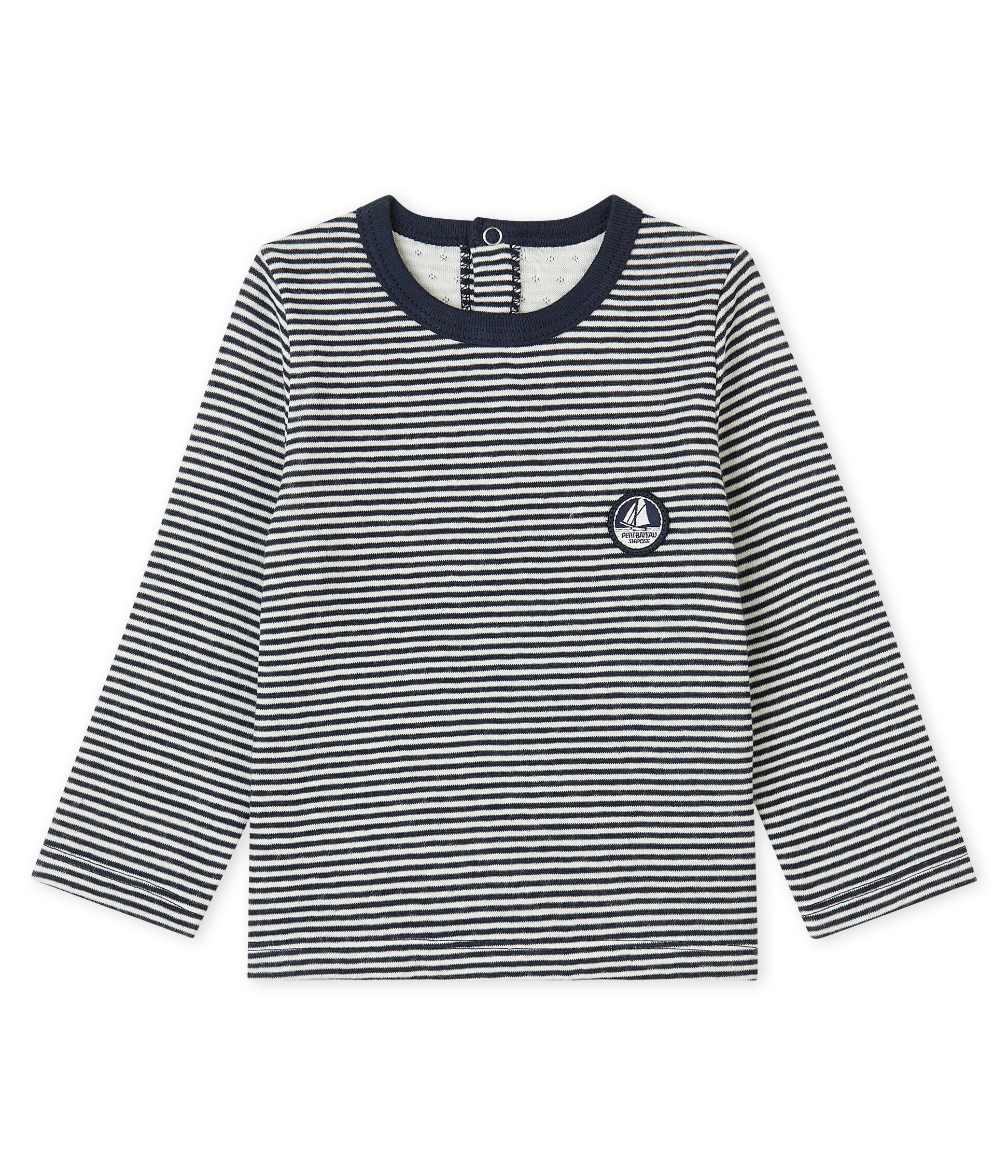 Petit Bateau Tee Shirts ML Jour Bébé Fille Petit Bateau Tee Shirts ML Jour Bébé Fille