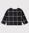 Cardigan bébé fille à carreaux noir CITY/blanc MULTICO
