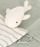 Couverture et doudou en tricot pour bébé vert HERBIER/ MARSHMALLOW
