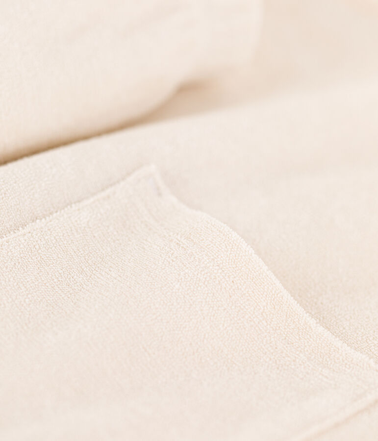 Pyjacourt uni en &eacute;ponge femme &eacute;cru AVALANCHE