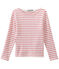 Marinière iconique pour femme blanc MARSHMALLOW/rose PETAL