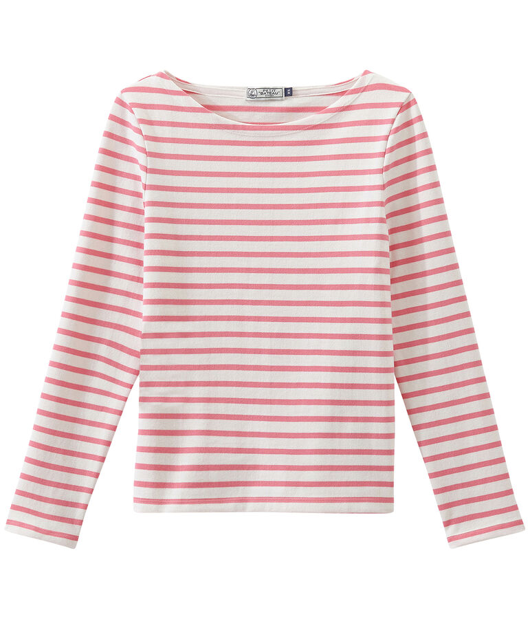 Marini&egrave;re iconique pour femme blanc/rose