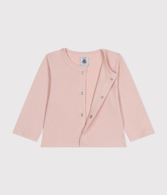 Cardigan en coton bébé rose SALINE