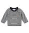 Pull milleraies bébé garçon gris CAPECOD/blanc MARSHMALLOW