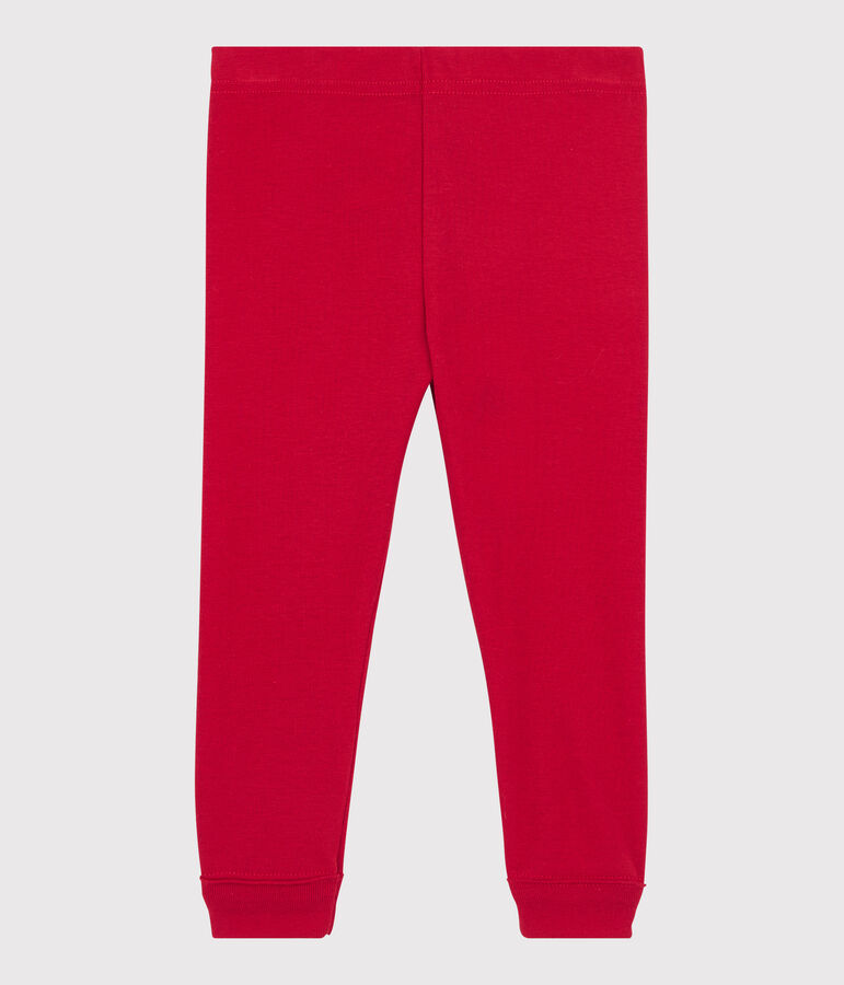 Legging en coton b&eacute;b&eacute; rouge TERKUIT