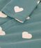 Cardigan imprimé en coton enfant fille vert BRUT/blanc AVALANCHE