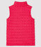 Blouson sans manche fille rose POPPY/gris ARGENT
