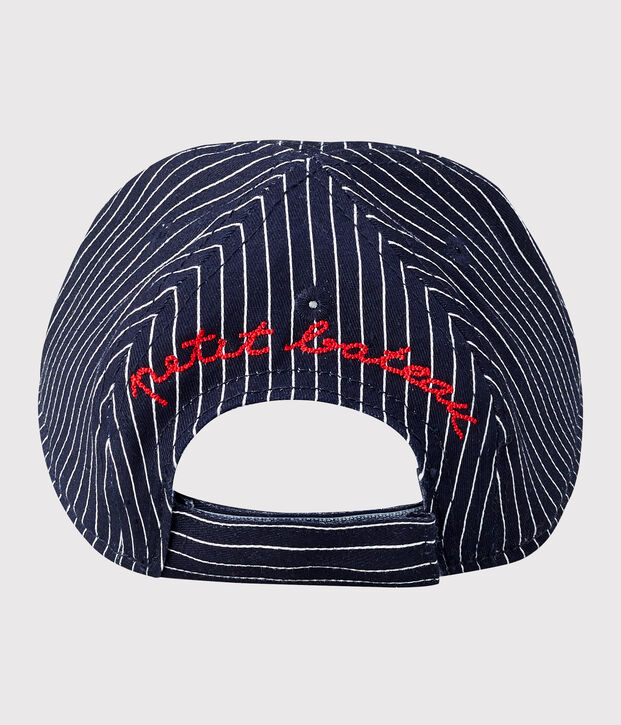 Casquette b&eacute;b&eacute; mixte bleu/blanc