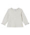 Blouse b&eacute;b&eacute; fille &agrave; volants gris BELUGA CHINE