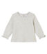 Blouse b&eacute;b&eacute; fille &agrave; volants
