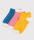 Lot de 3 paires de chaussettes basses enfant fille