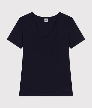 Tee-shirt l'Iconique manches courtes en côte unie femme