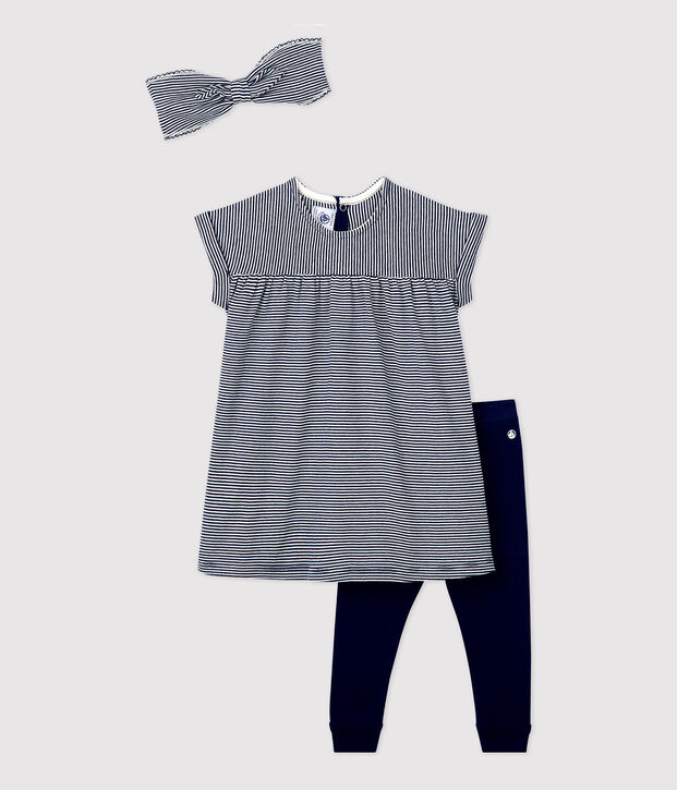 Lot cadeau 3 pi&egrave;ces b&eacute;b&eacute; multicouleur