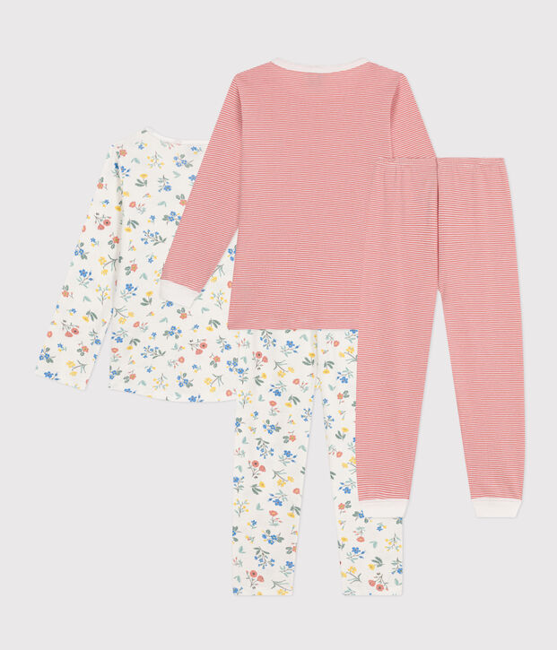 Lot de 2 pyjamas en coton enfant multicouleur