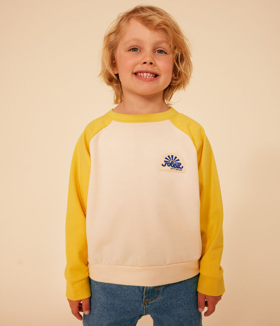Sweatshirt en molleton léger enfant jaune AVALANCHE/ NECTAR