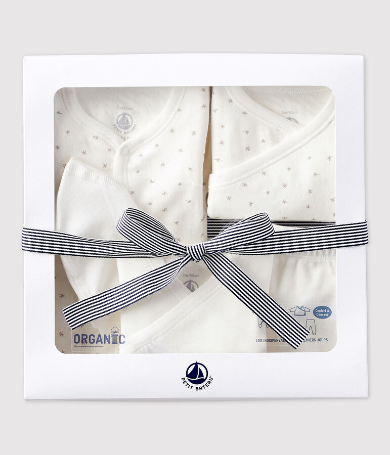 Kit des premiers jours de b&eacute;b&eacute; en coton biologique multicouleur