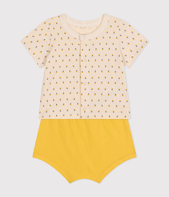 Ensemble 2 pièces en jersey léger bébé blanc AVALANCHE/ MULTICO