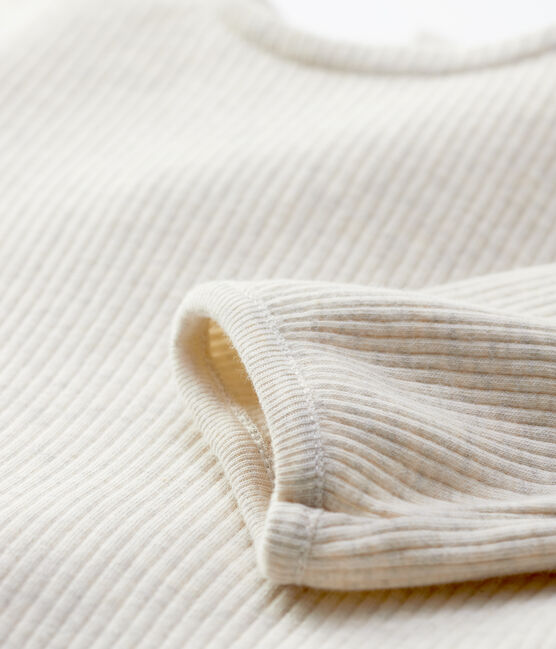 Blouse en coton bébé. beige MONTELIMAR CHINE