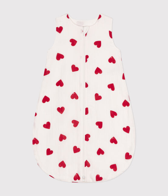 Gigoteuse bébé en coton TOG 1 blanc MARSHMALLOW/rouge TERKUIT