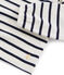 Tee shirt enfant fille beige COQUILLE/bleu SMOKING