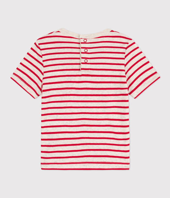 Tee-shirt manches courtes bébé en coton rayé MONTELIMAR/ PEPS