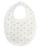Bavoir bébé garçon imprimé blanc MARSHMALLOW/blanc MULTICO
