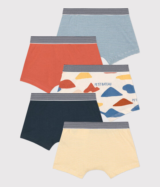 Lot de 5 boxers petit garçon en coton variante 1