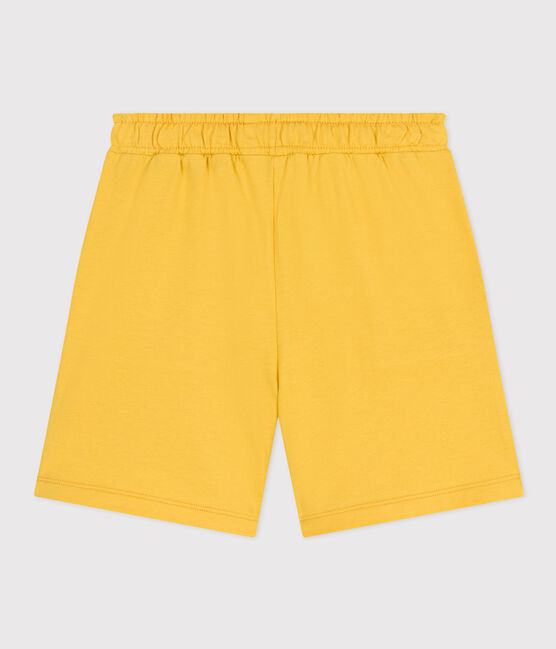 Short en coton enfant garçon jaune NECTAR
