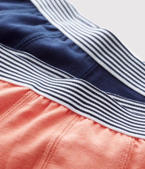 Lot de 2 boxers petit garçon en coton et élasthanne variante 1