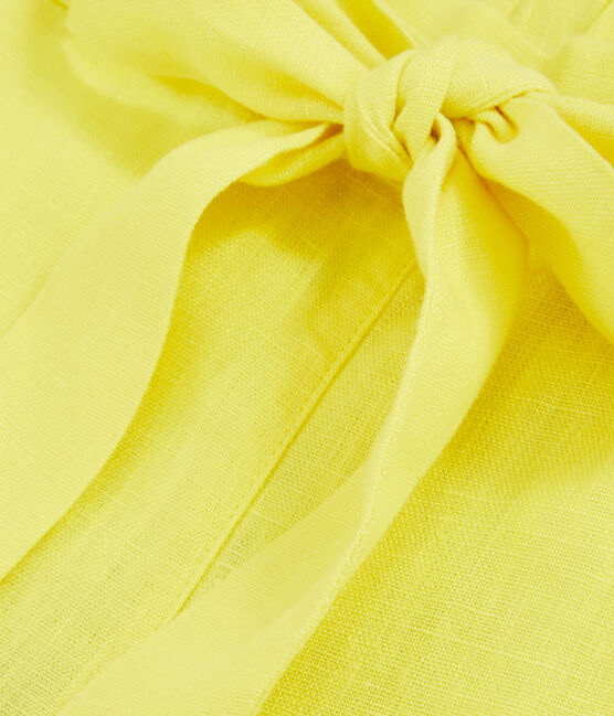 Bermuda enfant fille jaune EBLOUIS