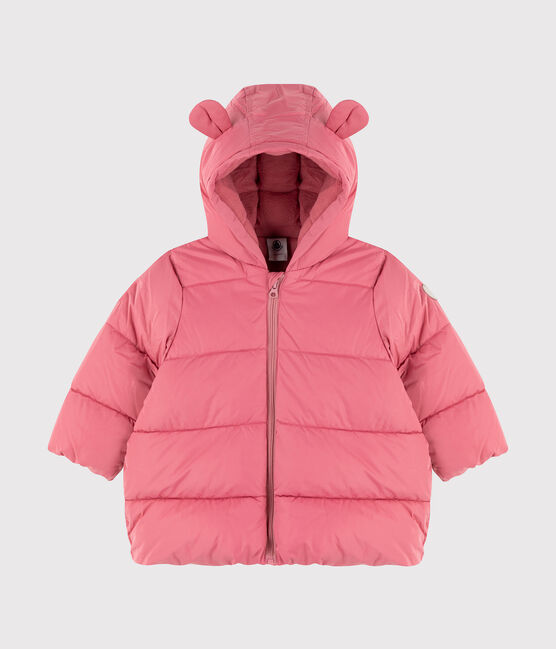 Doudoune matelassée unie bébé fille rose CHEEK