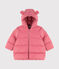 Doudoune matelassée unie bébé fille rose CHEEK