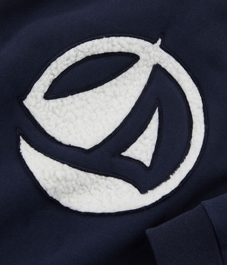 Sweatshirt enfant mixte bleu SMOKING