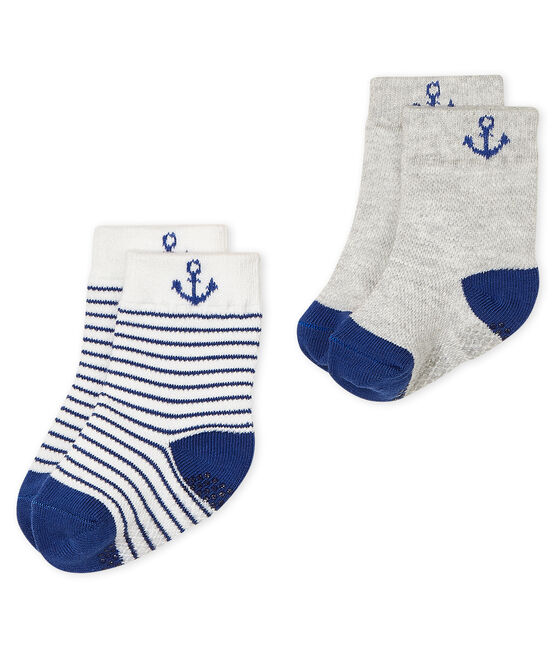 Lot De 2 Paires De Chaussettes Bebe Garcon Petit Bateau