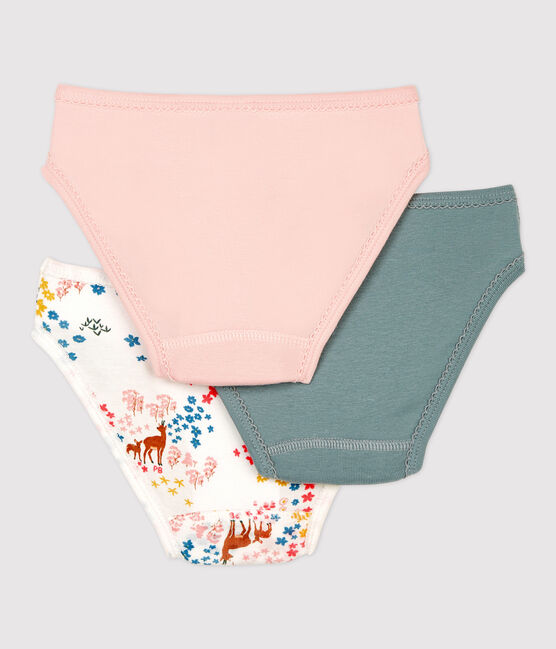 Lot de 3 culottes petite fille en coton biologique variante 1