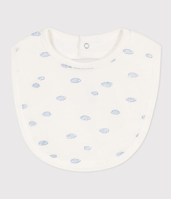 Bavoir imprimé en coton blanc MARSHMALLOW/blanc MULTICO