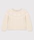 Pull laine et coton enfant fille