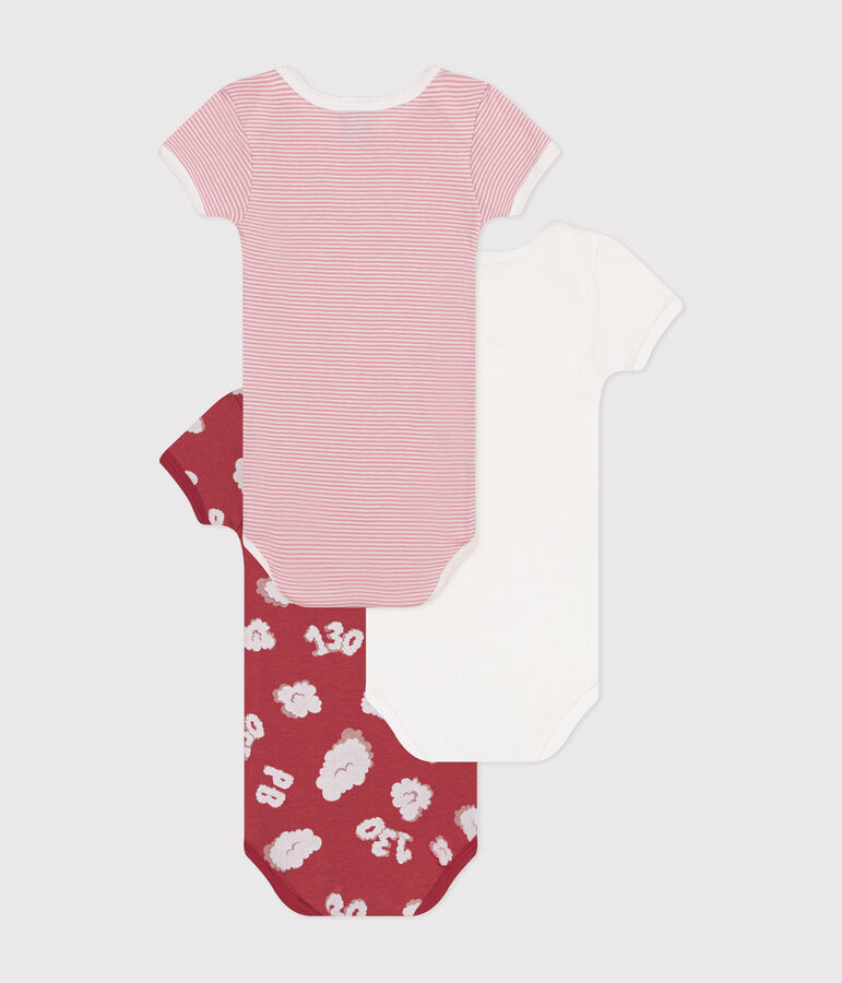 Lot de 3 bodies manches courtes en coton variante 1