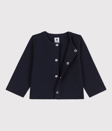 Cardigan Fille TU En Coton Bleu, Col V, Manches Longues, Taille 5 Ans – Occasion Bon état