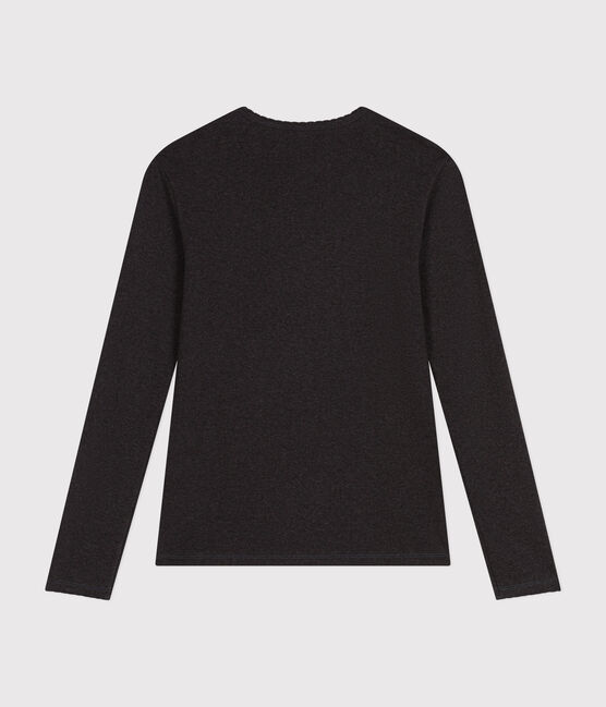 TEE-SHIRT L'ICONIQUE COCOTTE EN COTON FEMME gris CITY CHINE