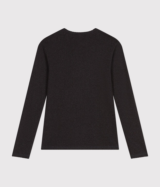 TEE-SHIRT L'ICONIQUE COCOTTE EN COTON FEMME gris