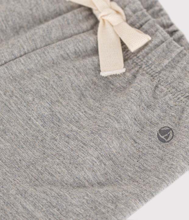 Short en jersey l&eacute;ger b&eacute;b&eacute; gris