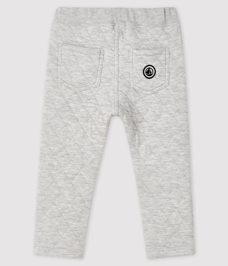 Pantalon en tubique b&eacute;b&eacute; gar&ccedil;on gris BELUGA CHINE