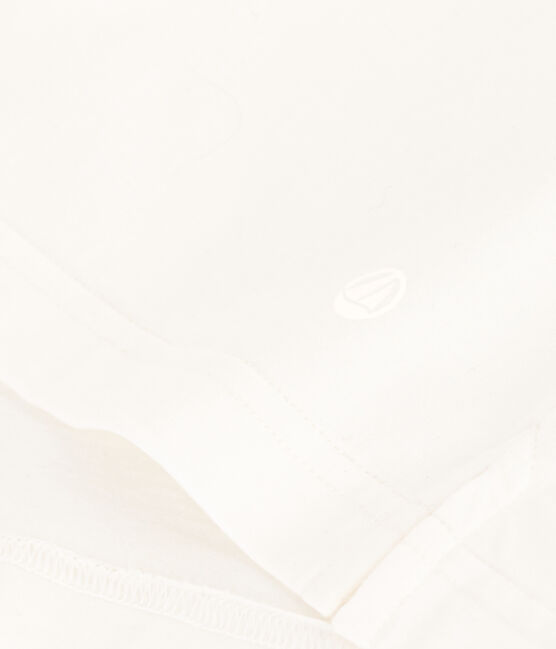Tee-shirt le Boxy en coton femme blanc MARSHMALLOW