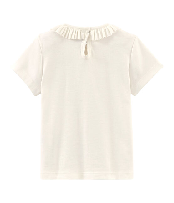 Tee-shirt à manches courtes enfant fille blanc MARSHMALLOW