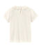 Tee-shirt à manches courtes enfant fille blanc MARSHMALLOW